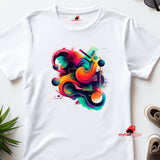Geometric Design Unisex T-Shirt - Bold Abstract Art Tee