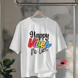 Happy Vibes No Lies T-Shirt - Positive Vibes Graphic Tee