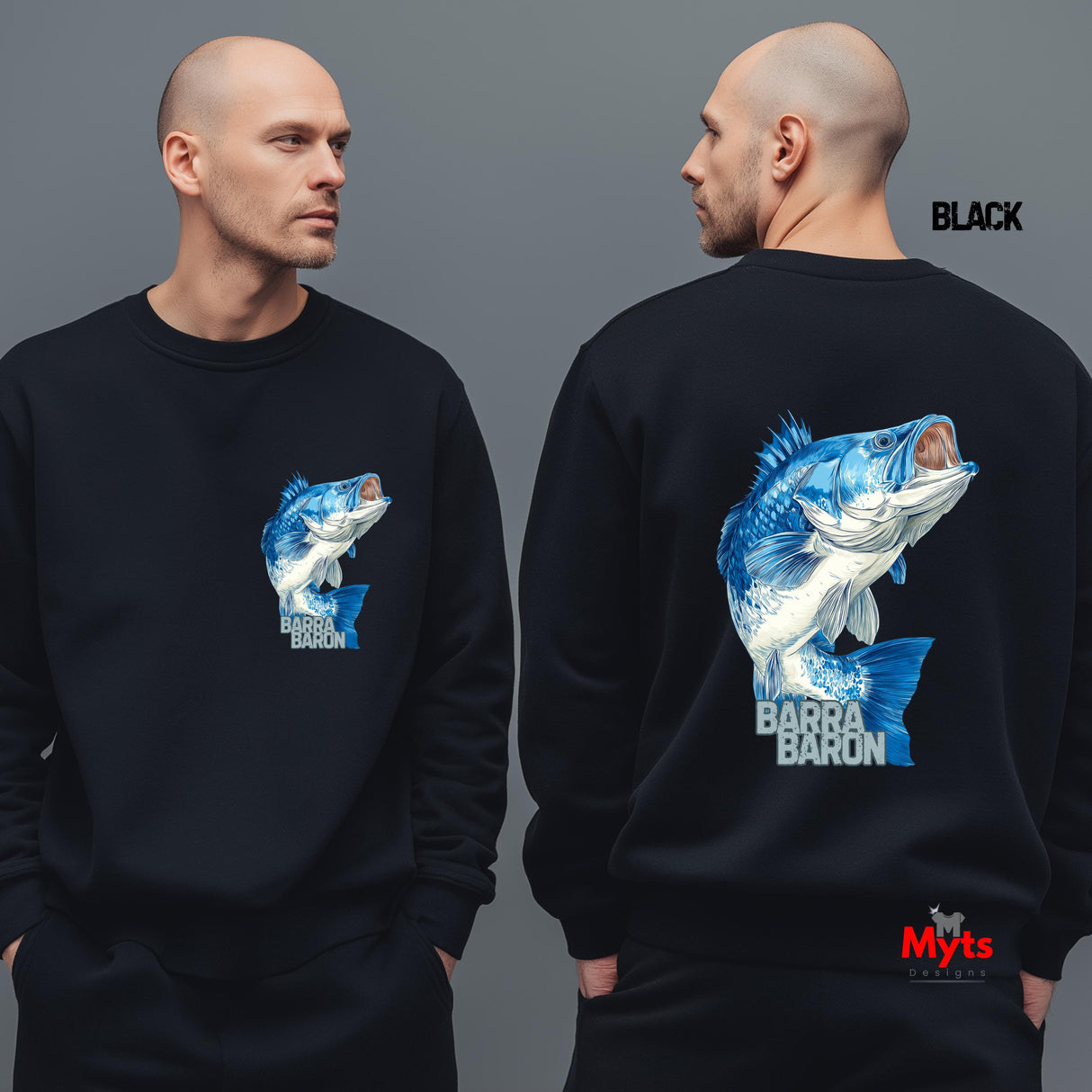 Barra Baron Heavy Blend Sweatshirt | Premium Cotton Poly Crewneck | Gildan 18000