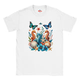 Seahorse & Butterfly Graphic T-Shirt