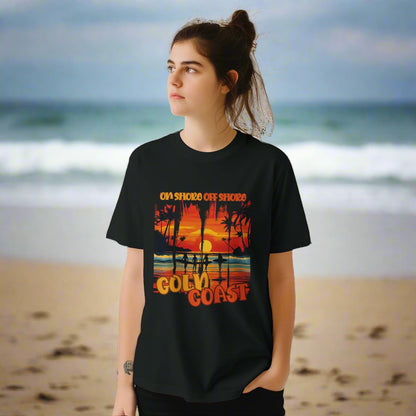 Sunset surf T-shirt