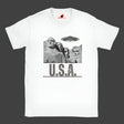 A White Mt. Rushmore T-shirt