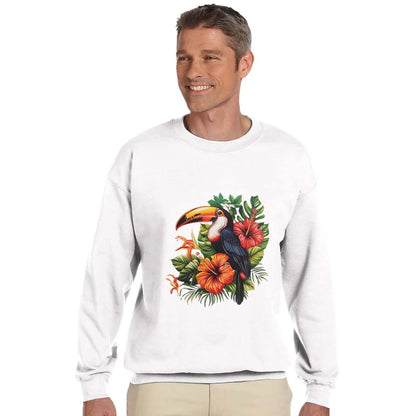 WhiteToucan Sweatshirt Unisex