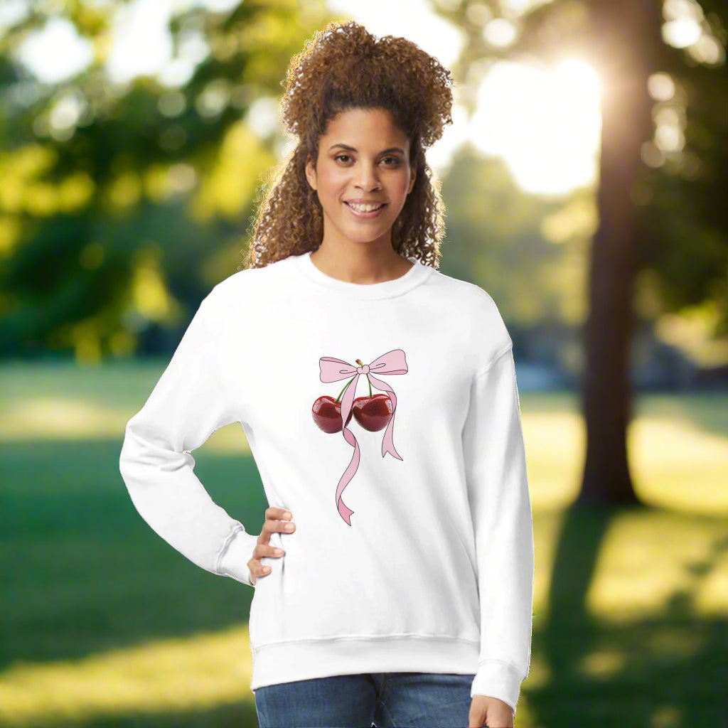 cherry sweatshirt