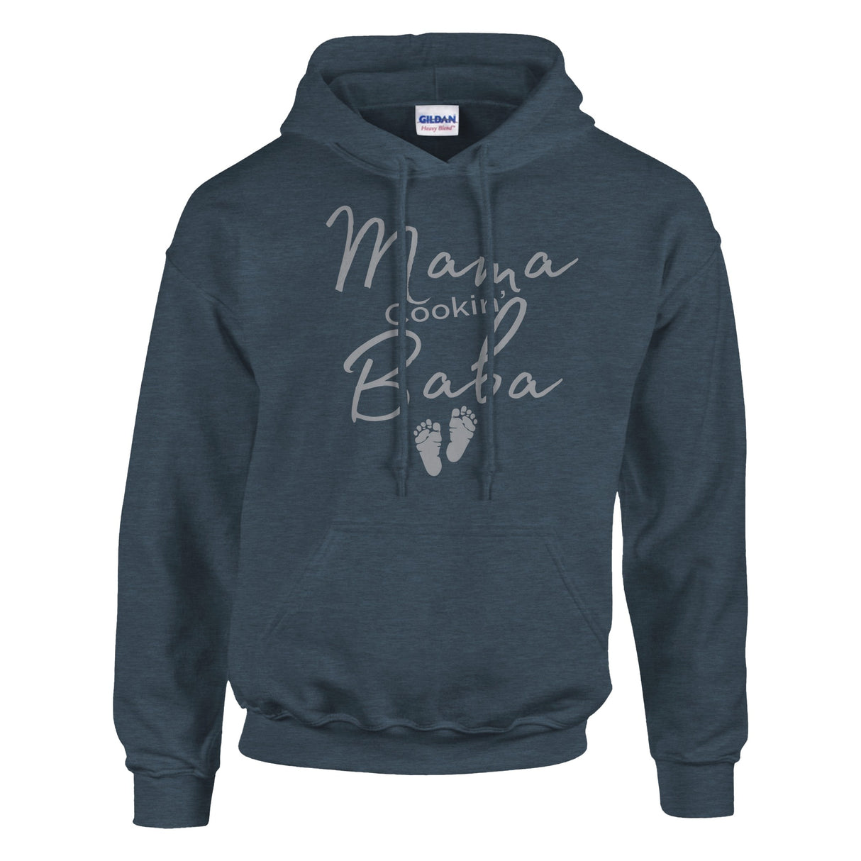 Mama Cookin' Baba Pregnancy Hoodie - Maternity Gift for Expecting Mothers