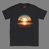 Surf Life T shirt Black