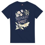 Midnight Spirit T-Shirt – Botanical Moth & Floral Graphic Tee