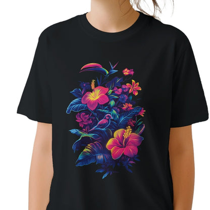 hibiscus flower t-shirt