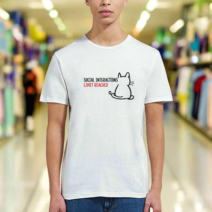 cute cat graphic tee