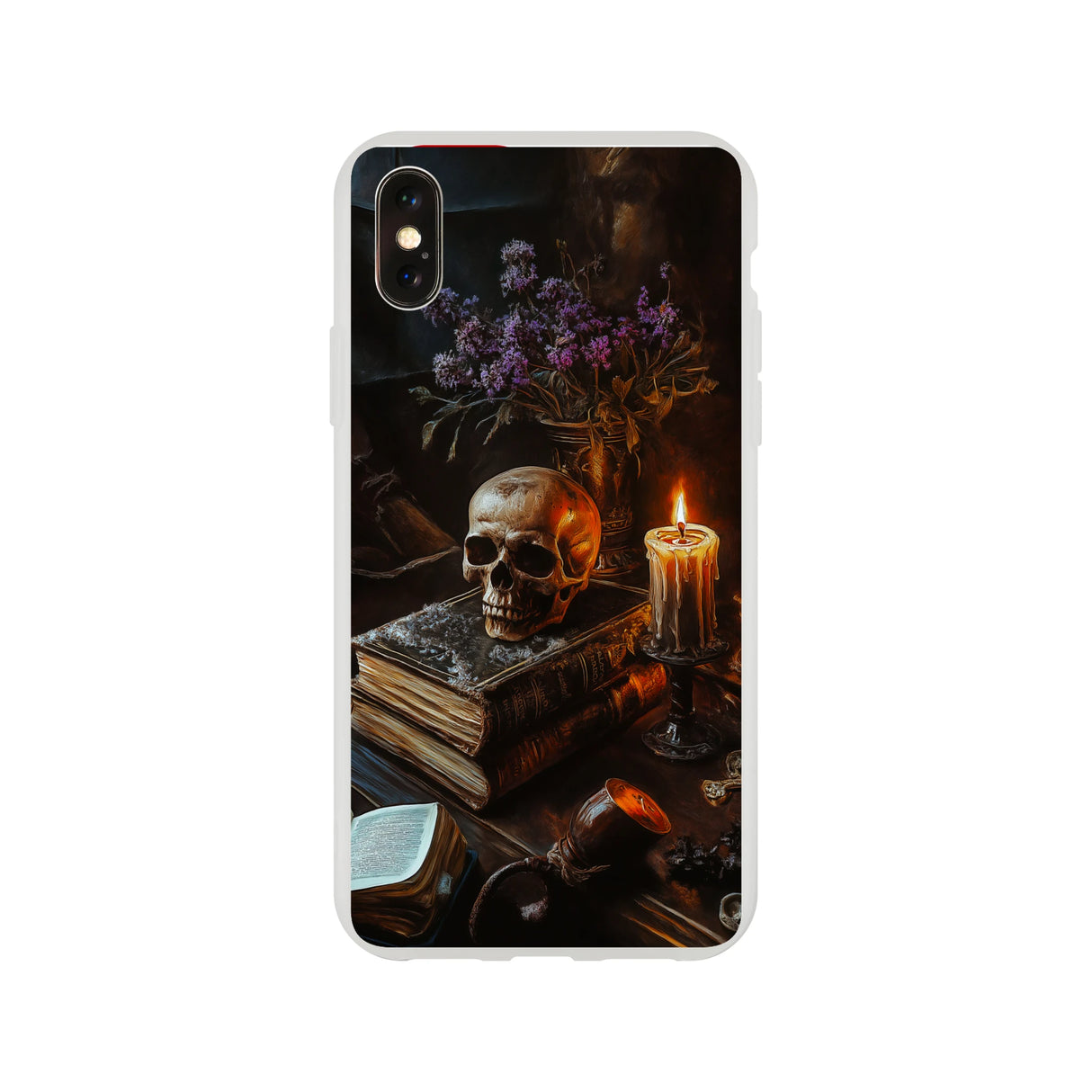 Goth style i phone flexi case