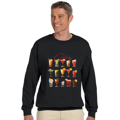 Black Cocktail Party Sweatshirt