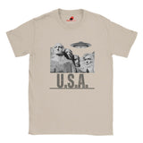 Sand Colored Mt. Rushmore T-shirt