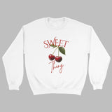 cherry sweatshirt