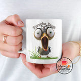 Australian Duck Coffee Mug - Funny Farrrka Saying Gift