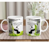 Weight Loss Motivation Mug - Funny Panda Bear Coffee Cup