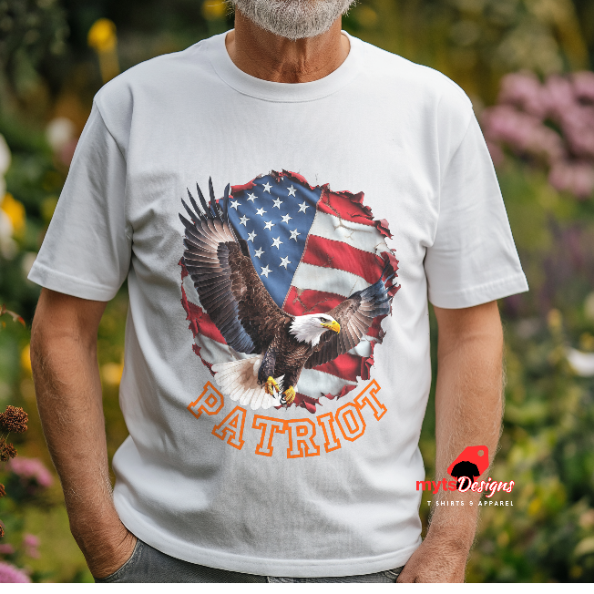 Patriot T-shirt Eagle shirt, USA shirt, Pride shirt, American shirt