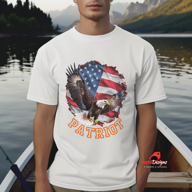 Patriot T-shirt Eagle shirt, USA shirt, Pride shirt, American shirt