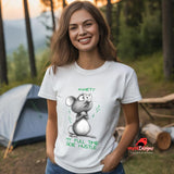 Anxiety My Full Time Side Hustle T-Shirt - Funny Anxious Mouse Graphic Tee
