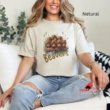 Funny Beaver T-Shirt for Women | Cute Animal Lover Gift | Lovely Beavers Tee