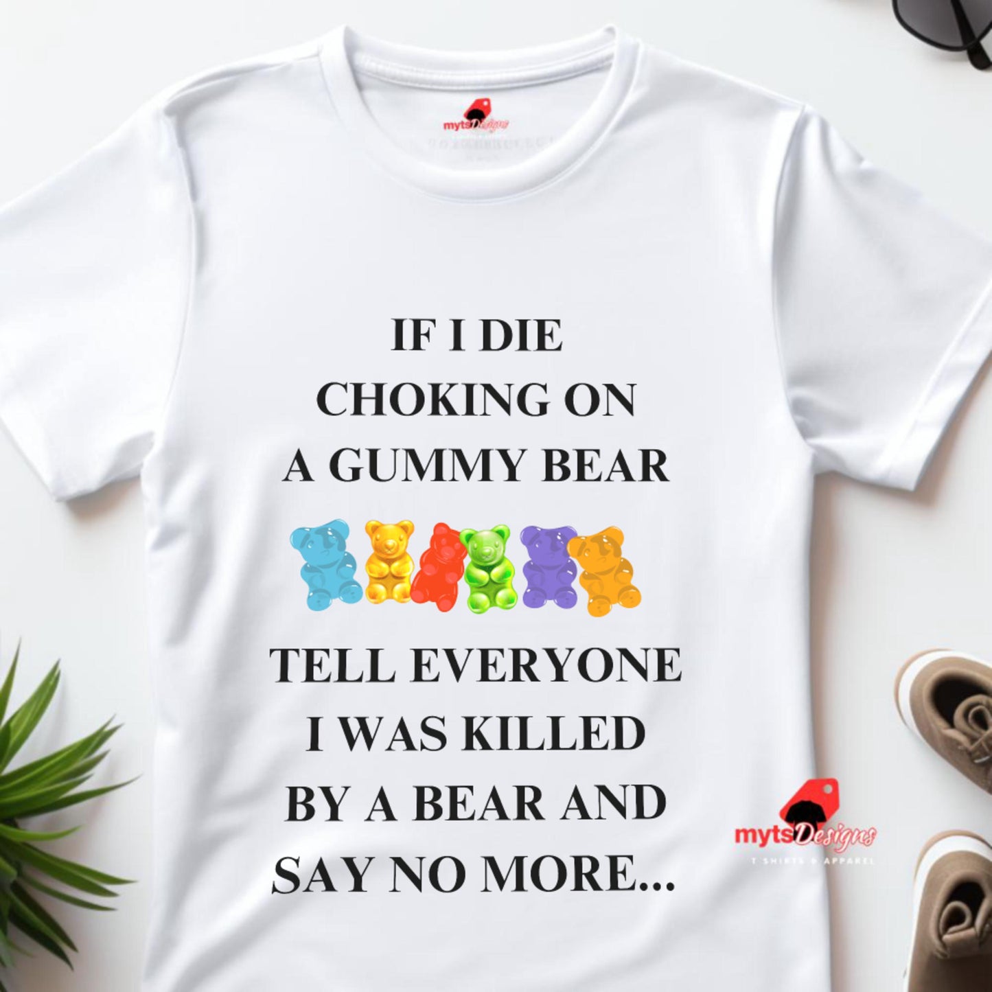 Gummy Bear T-Shirt - Funny Bear Humor Tee for Candy Lovers, Gift for Him/Her, Funny T shirt