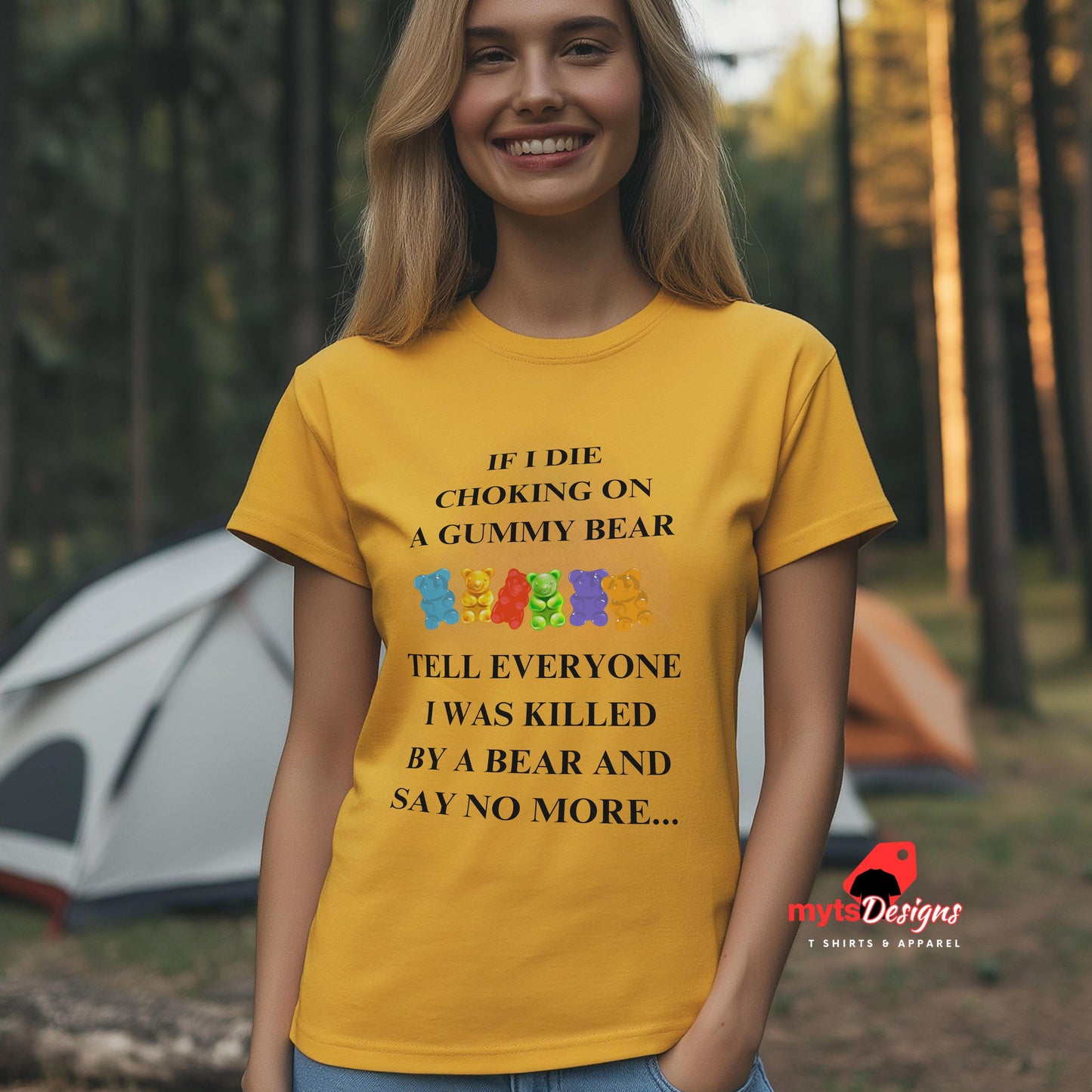 Gummy Bear T-Shirt - Funny Bear Humor Tee for Candy Lovers, Gift for Him/Her, Funny T shirt