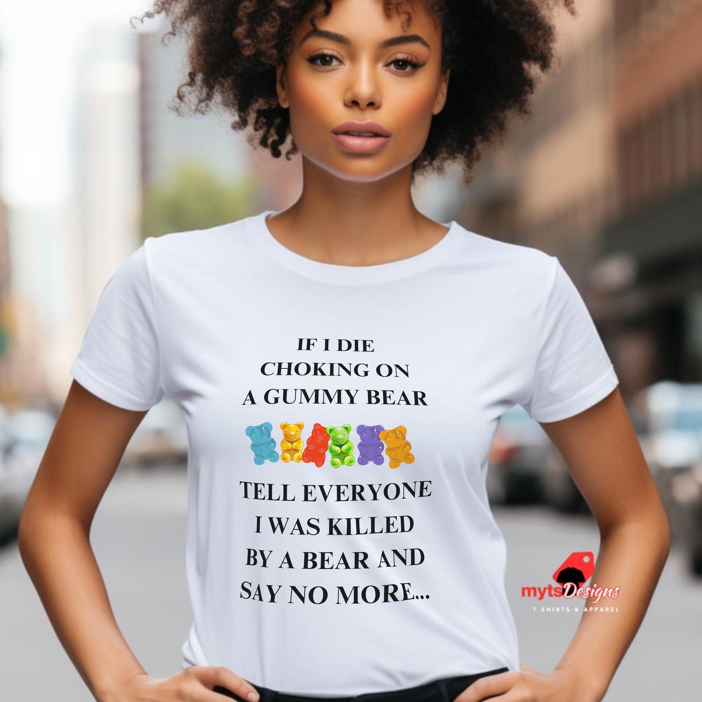 Gummy Bear T-Shirt - Funny Bear Humor Tee for Candy Lovers, Gift for Him/Her, Funny T shirt