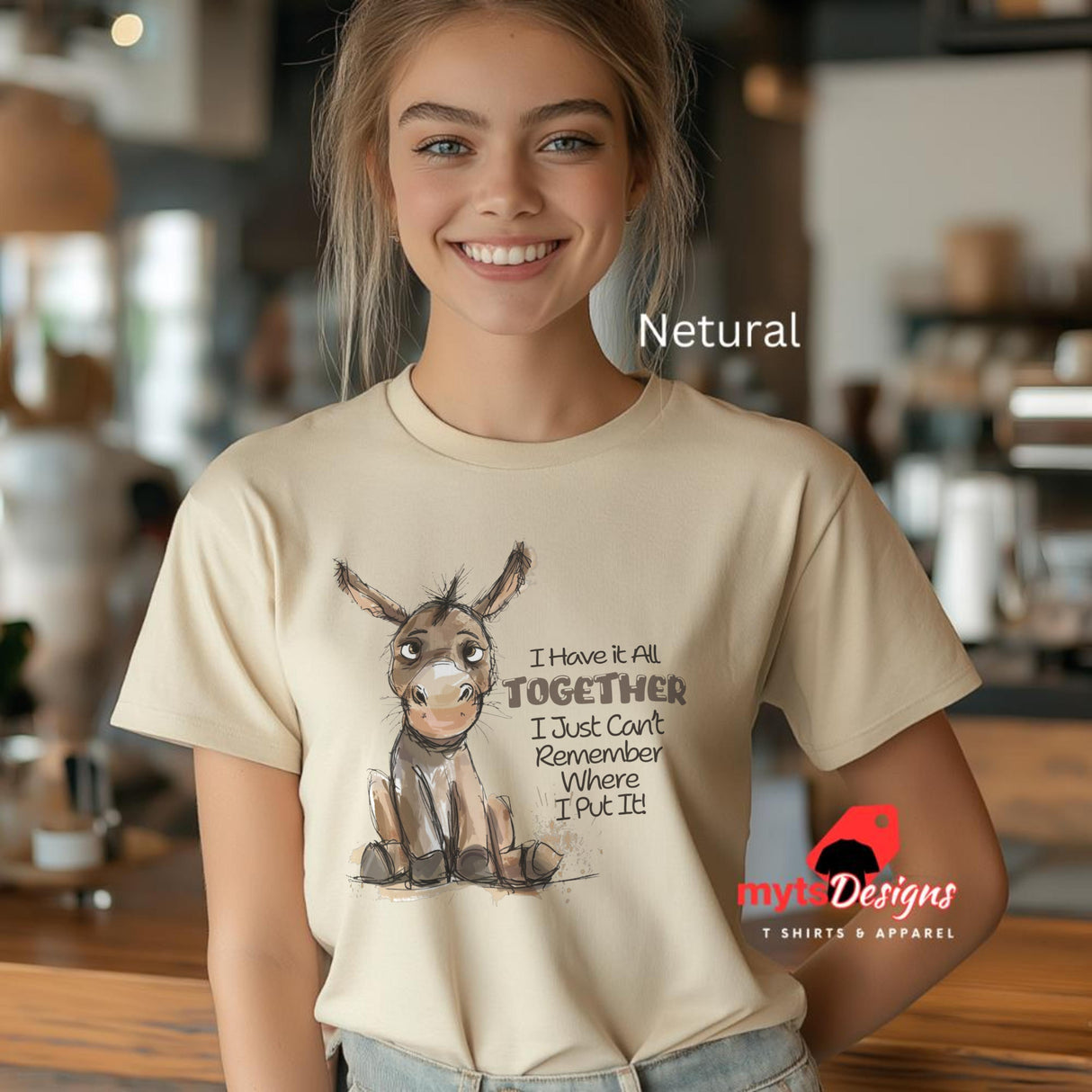 Funny Donkey Quote T-Shirt - Humorous Animal Lover Gift