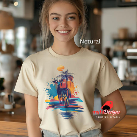 Vector Retro Deer