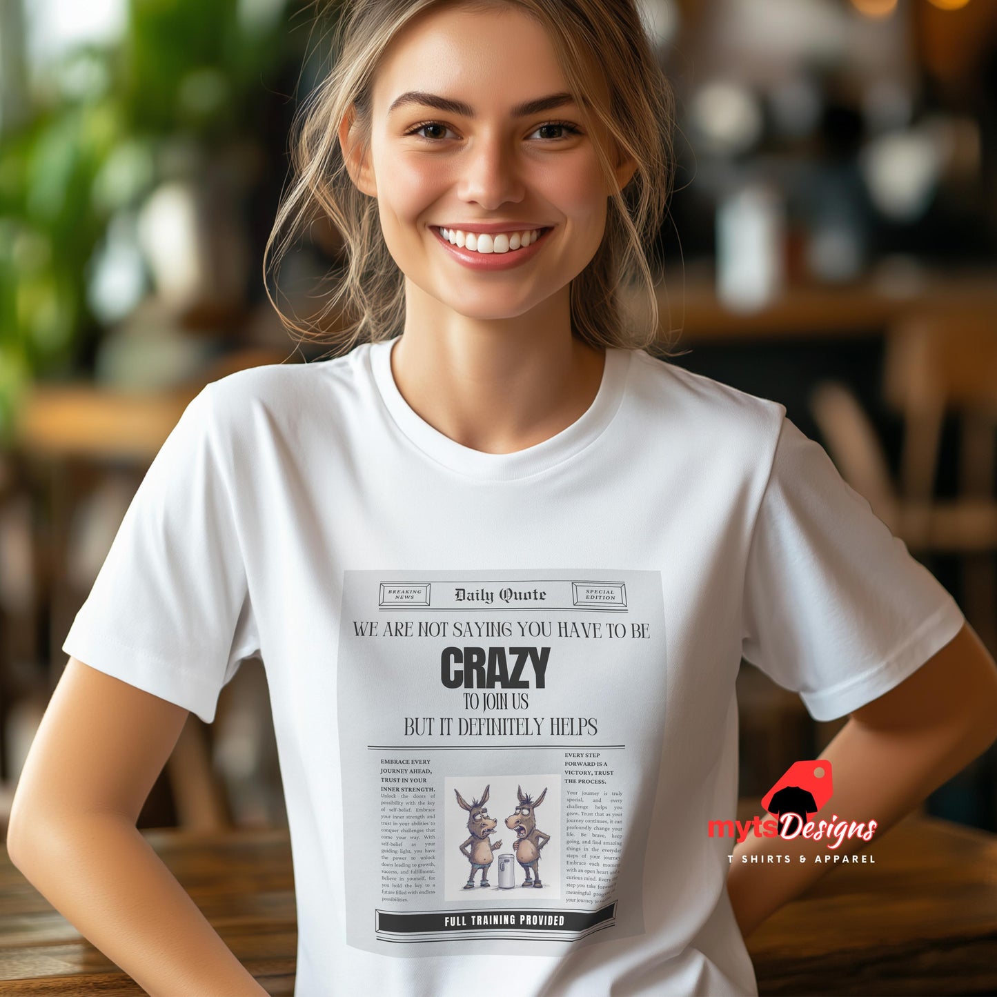 Funny Newspaper Headline T-Shirt – Perfect for Groups & Events