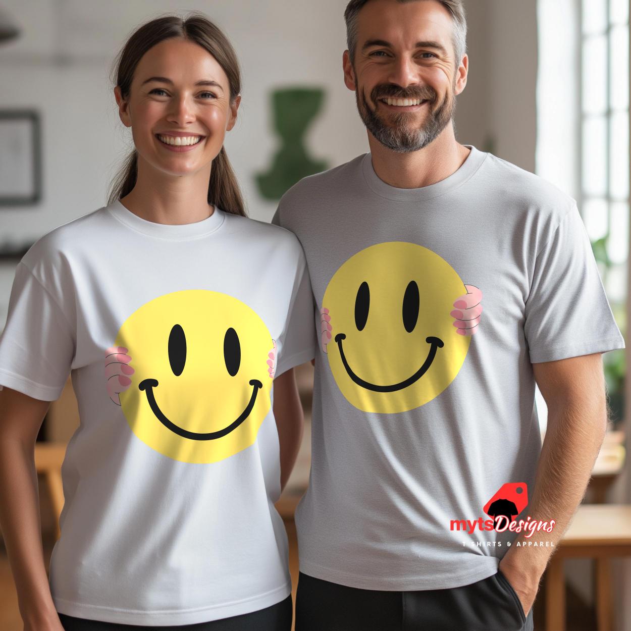 Happy Unisex T-Shirt – Smiley Face Design for All Ages