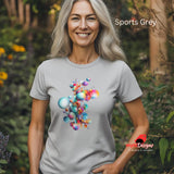 Vibrant Global Geometric Design T-Shirt