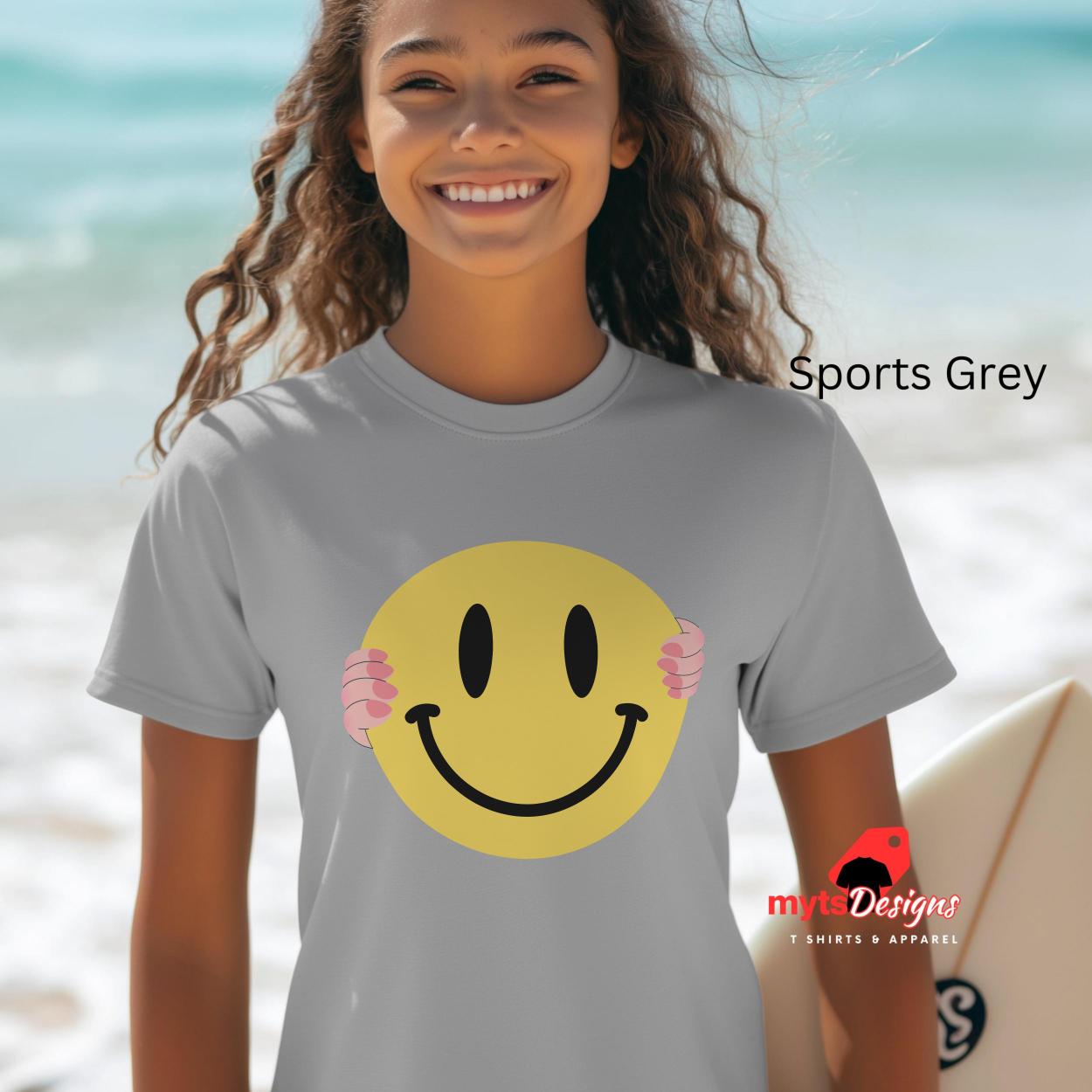 Happy Unisex T-Shirt – Smiley Face Design for All Ages