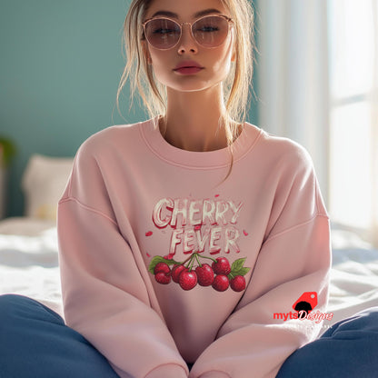 retro cherry sweatshirt