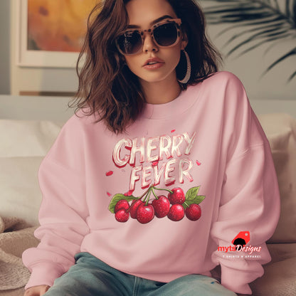 retro cherry sweatshirt