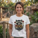 Cute Raccoon Floral T-Shirt – Sunflower & Wildflower Graphic Tee