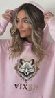 Women's Fox Hoodie | Vixen Wildlife Graphic Pullover | MytsDesigns