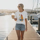 Minimalist Sailboat T-shirt | Gildan® 64000